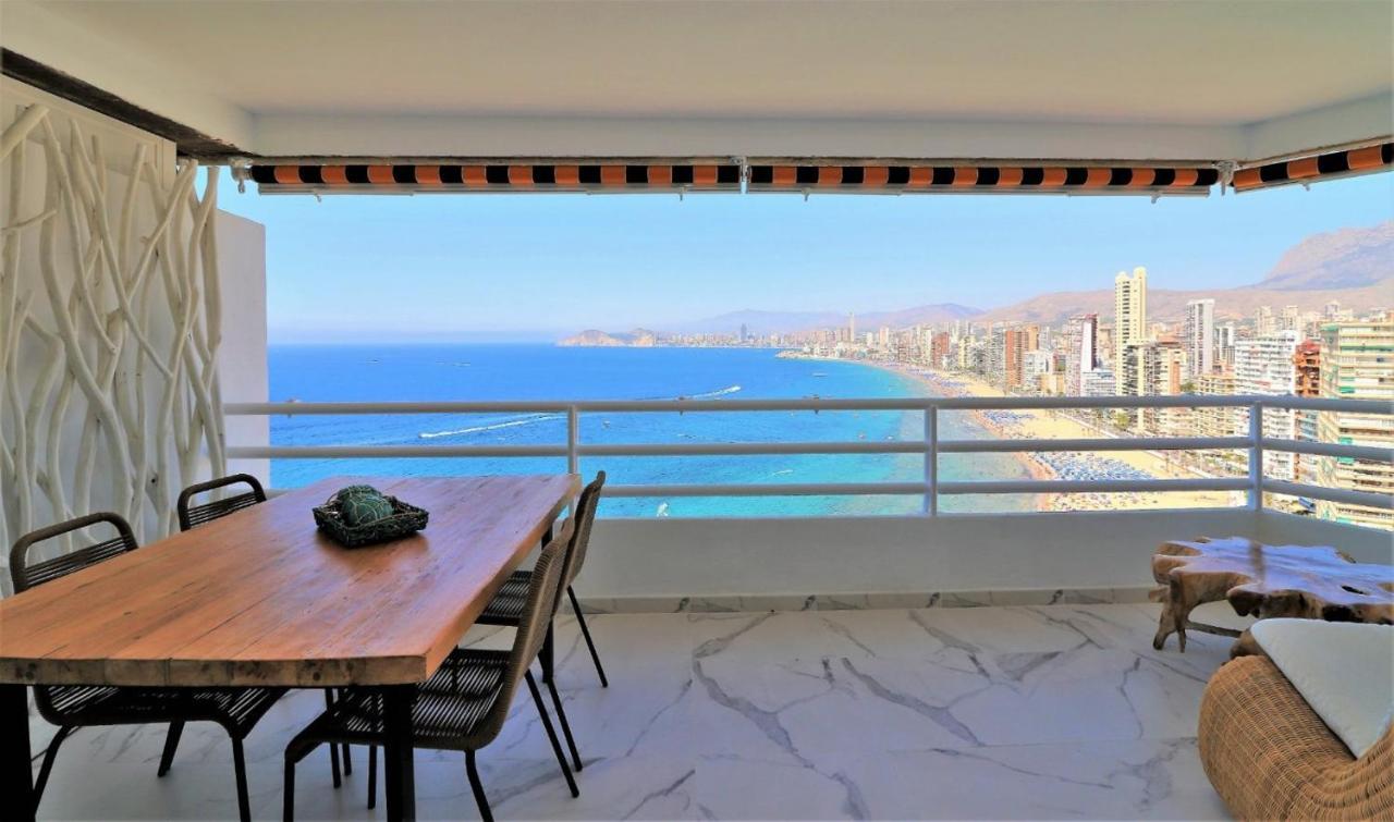 Luxurious 2-Bedroom Apt With Stunning Views, 1St Line On Levante Beach, Бенидорм Экстерьер фото